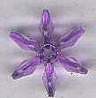 Sunburst 18 mm kralen 011 transparant lila